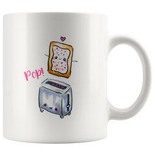 Load image into Gallery viewer, Kawaii Food Mug, Pop Tart &amp; Toaster - Cute Food In Love