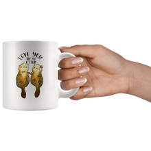 Load image into Gallery viewer, Otter Mug, Otters Holding Hands