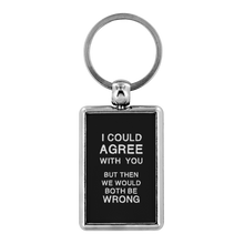 Load image into Gallery viewer, I could agree with you keychain