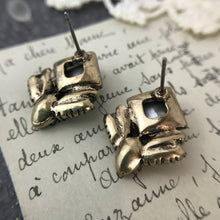 Load image into Gallery viewer, Beautiful Blue Deco Earrings