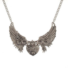 Load image into Gallery viewer, Flying Heart Statement Necklace