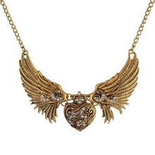 Load image into Gallery viewer, Flying Heart Statement Necklace