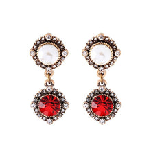 Load image into Gallery viewer, Snow White's Ruby Earrings