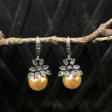 Load image into Gallery viewer, Retro Golden Ball Earrings