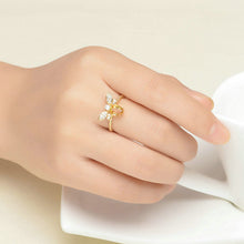 Load image into Gallery viewer, Sweet Citrine Honey Bee Ring