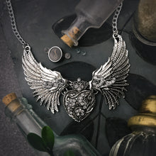 Load image into Gallery viewer, Flying Heart Statement Necklace