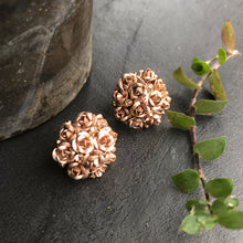 Load image into Gallery viewer, Rose Cluster Earrings