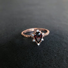 Load image into Gallery viewer, Red Garnet Ring