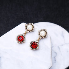 Load image into Gallery viewer, Snow White's Ruby Earrings