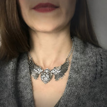 Load image into Gallery viewer, Flying Heart Statement Necklace