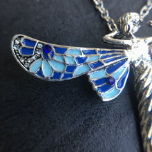 Load image into Gallery viewer, Art Deco Fairy Pendant Necklace