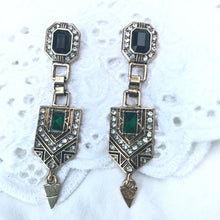 Load image into Gallery viewer, Art Deco Geometric Earrings