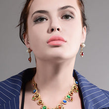 Load image into Gallery viewer, Snow White's Ruby Earrings