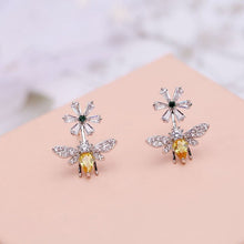 Load image into Gallery viewer, Bee &amp; Flower Forever Earrings