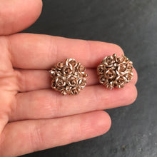 Load image into Gallery viewer, Rose Cluster Earrings