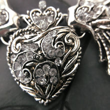 Load image into Gallery viewer, Flying Heart Statement Necklace