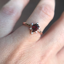 Load image into Gallery viewer, Red Garnet Ring