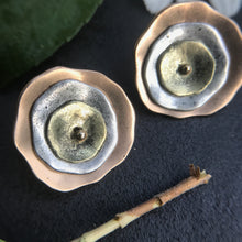 Load image into Gallery viewer, Layered Circle Earrings