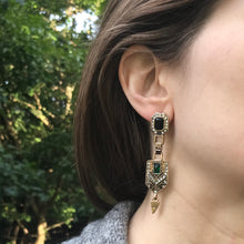 Load image into Gallery viewer, Art Deco Geometric Earrings