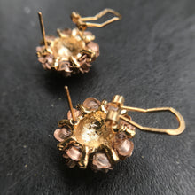 Load image into Gallery viewer, Rose Cluster Earrings