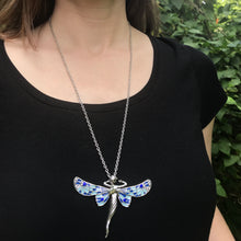 Load image into Gallery viewer, Art Deco Fairy Pendant Necklace
