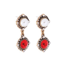 Load image into Gallery viewer, Snow White's Ruby Earrings