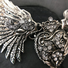 Load image into Gallery viewer, Flying Heart Statement Necklace