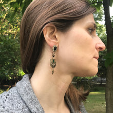 Load image into Gallery viewer, Art Deco Geometric Earrings