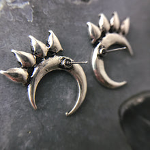 Load image into Gallery viewer, Green Grows on the Moon Earrings