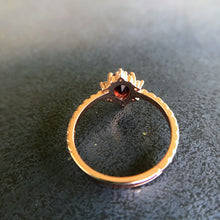 Load image into Gallery viewer, Red Garnet Ring