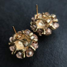 Load image into Gallery viewer, Rose Cluster Earrings