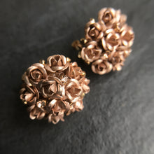 Load image into Gallery viewer, Rose Cluster Earrings