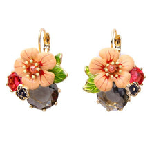 Load image into Gallery viewer, Pretty in Peach Enamel Earrings