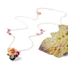 Load image into Gallery viewer, Pretty in Peach Enamel Necklace