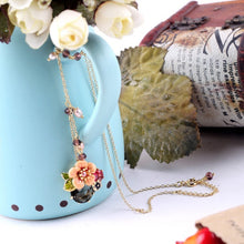 Load image into Gallery viewer, Pretty in Peach Enamel Necklace
