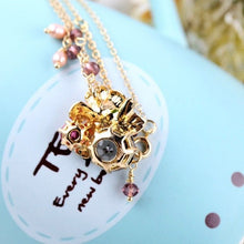 Load image into Gallery viewer, Pretty in Peach Enamel Necklace
