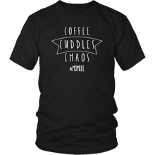 Load image into Gallery viewer, Coffee Cuddles Chaos Shirt