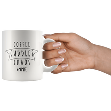 Load image into Gallery viewer, Coffee Cuddles Chaos Mug