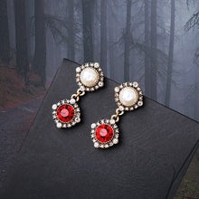 Load image into Gallery viewer, Snow White's Ruby Earrings