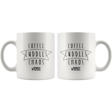 Load image into Gallery viewer, Coffee Cuddles Chaos Mug