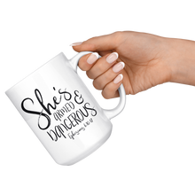 Load image into Gallery viewer, She's Armed and Dangerous Ephesians 6:10-17, Armor of God Mug, Confident Christian 15 oz Mug